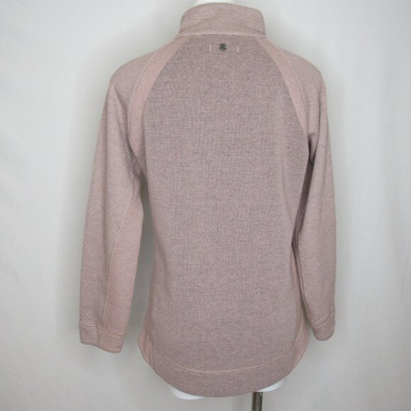 Prana Pink BRANDIE Sweater Mock Thermal Women's L Large - Picture 3 of 10